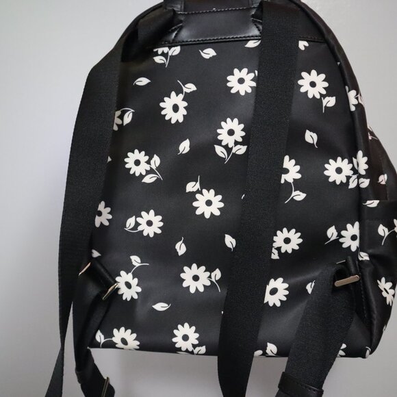 Kate Spade Black and White Daisy Backpack - Picture 9 of 11